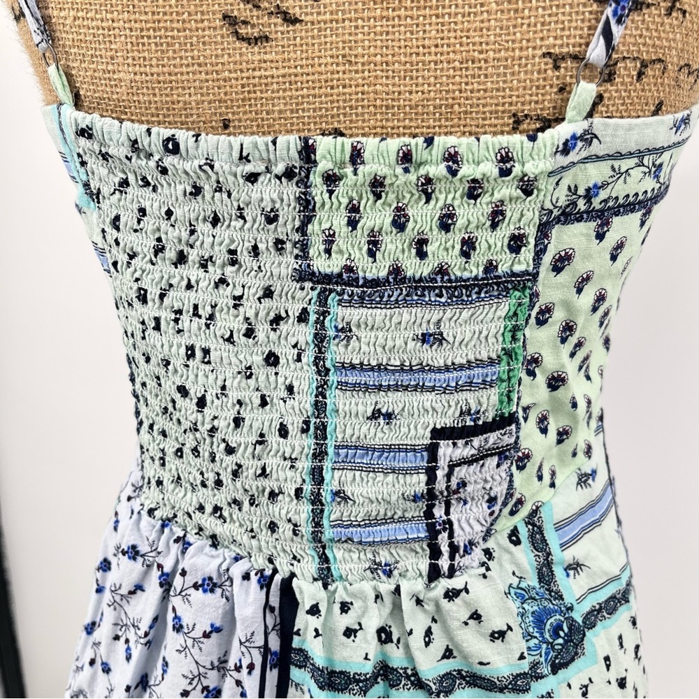 Loft Petite Patchwork Spaghetti Strap Twist Cutou… - image 6